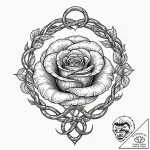 A snake, its body forming the infinity symbol… – tattoo sketch (№1752130012_0, 10.07.2025 06:46) — tattoovalue.net