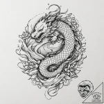 A quote “she wears her scars like a warrior”,… – tattoo sketch (№1752131948_0, 10.07.2025 07:19) — tattoovalue.net