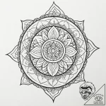 A simple drawing of a city sewer grate, tatto… – tattoo sketch (№1752137235_0, 10.07.2025 08:47) — tattoovalue.net