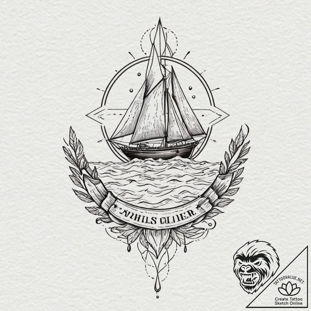 A realistic drop of water, sliding down the c... - tattoo sketch (№1752137404_0, 10.07.2025 08:50) — tattoovalue.net