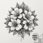 A beautiful but deadly poisonous flower, like… – tattoo sketch (№1752137992_0, 10.07.2025 08:59) — tattoovalue.net