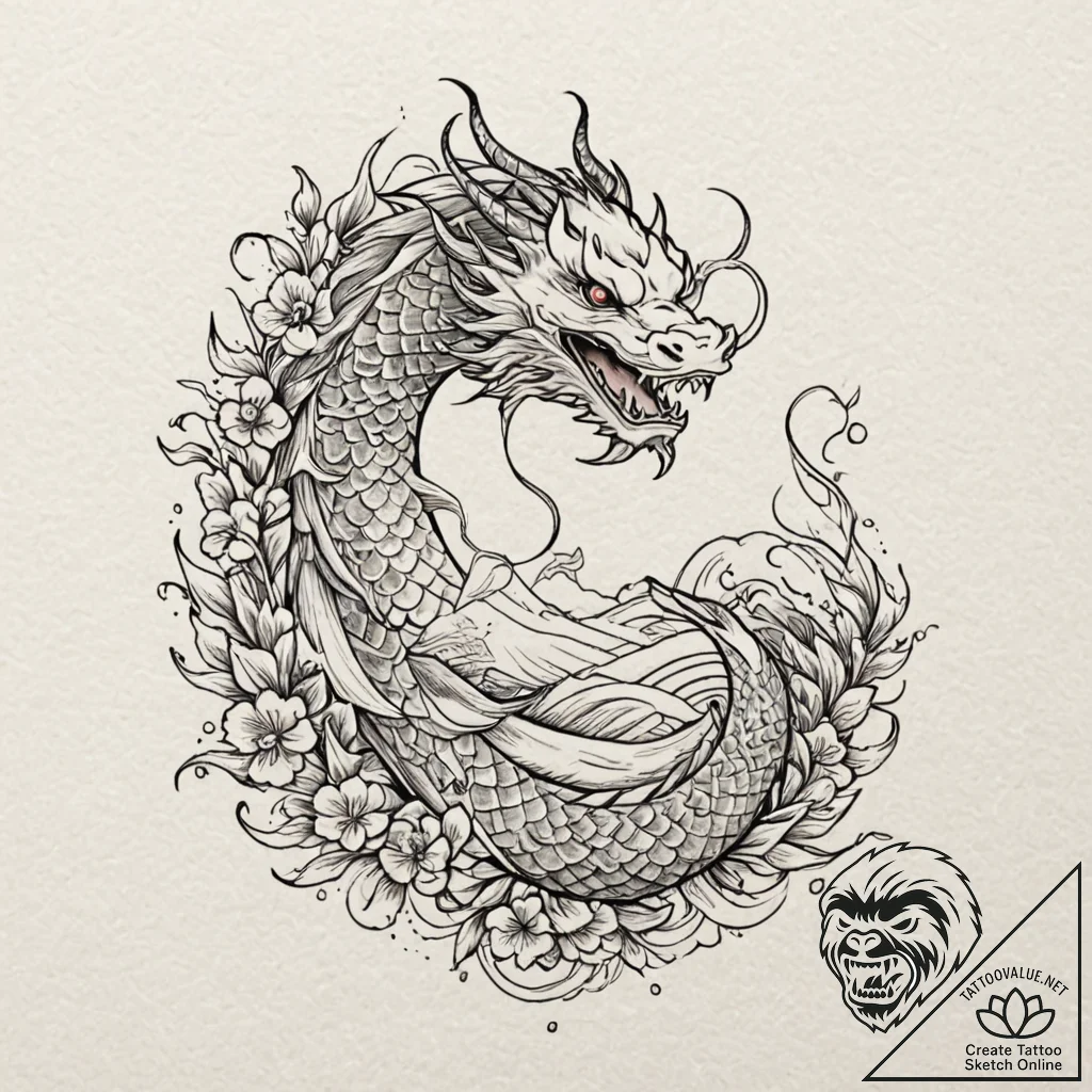A beautiful, but thorny and inaccessible cast... - tattoo sketch (№1752140455_0, 10.07.2025 09:40) — tattoovalue.net
