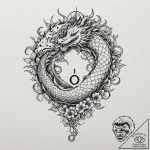 A human heart, with a keyhole, and the key is… – tattoo sketch (№1752142616_0, 10.07.2025 10:16) — tattoovalue.net