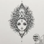 The phrase “l’art de vivre” (the art of livin… – tattoo sketch (№1752143955_0, 10.07.2025 10:39) — tattoovalue.net