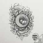 Part 1: designs for watercolor style (fluidit… – tattoo sketch (№1752151252_0, 10.07.2025 12:40) — tattoovalue.net