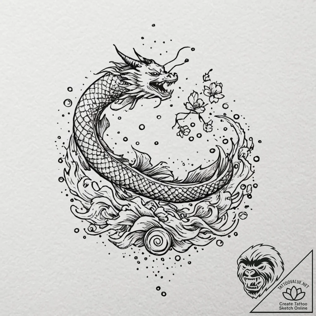 A drawing of a hand trying to catch falling c... - tattoo sketch (№1752151338_0, 10.07.2025 12:42) — tattoovalue.net