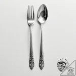 A single, perfect, polished silver cutlery pi… – tattoo sketch (№1752154838_0, 10.07.2025 13:40) — tattoovalue.net