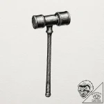 A minimalist drawing of a polo mallet, ink il… – tattoo sketch (№1752156867_0, 10.07.2025 14:14) — tattoovalue.net