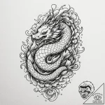 A single, lonely sock, tattoo flash sheet des… – tattoo sketch (№1752158693_0, 10.07.2025 14:44) — tattoovalue.net