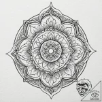 A drawing of a cheap, instant noodle block, t… – tattoo sketch (№1752159891_0, 10.07.2025 15:04) — tattoovalue.net
