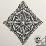 A beautiful, ornate family signet ring, conce… – tattoo sketch (№1752162167_0, 10.07.2025 15:42) — tattoovalue.net
