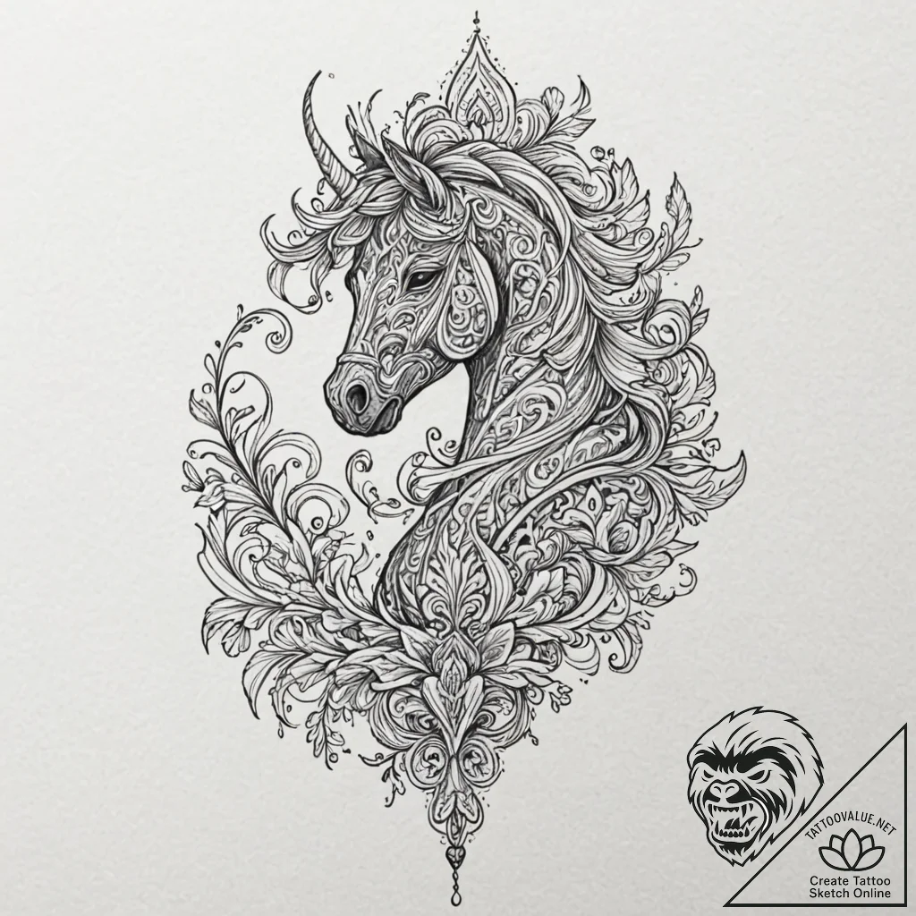 Knight, ink illustration for tattoo, rough sk... - tattoo sketch (№1752164898_0, 10.07.2025 16:28) — tattoovalue.net