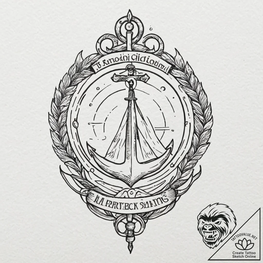 An icelandic magical stave (e.g., г¦gishjгўlm... - tattoo sketch (№1752166748_0, 10.07.2025 16:59) — tattoovalue.net