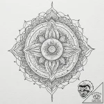 St. nicholas, concept art for tattoo, geometr… – tattoo sketch (№1752167005_0, 10.07.2025 17:03) — tattoovalue.net