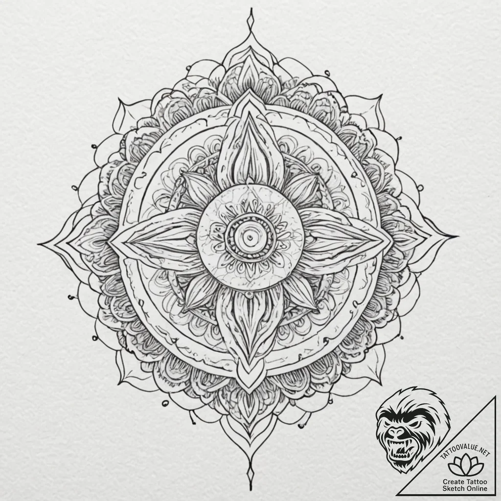 St. nicholas, concept art for tattoo, geometr... - tattoo sketch (№1752167005_0, 10.07.2025 17:03) — tattoovalue.net