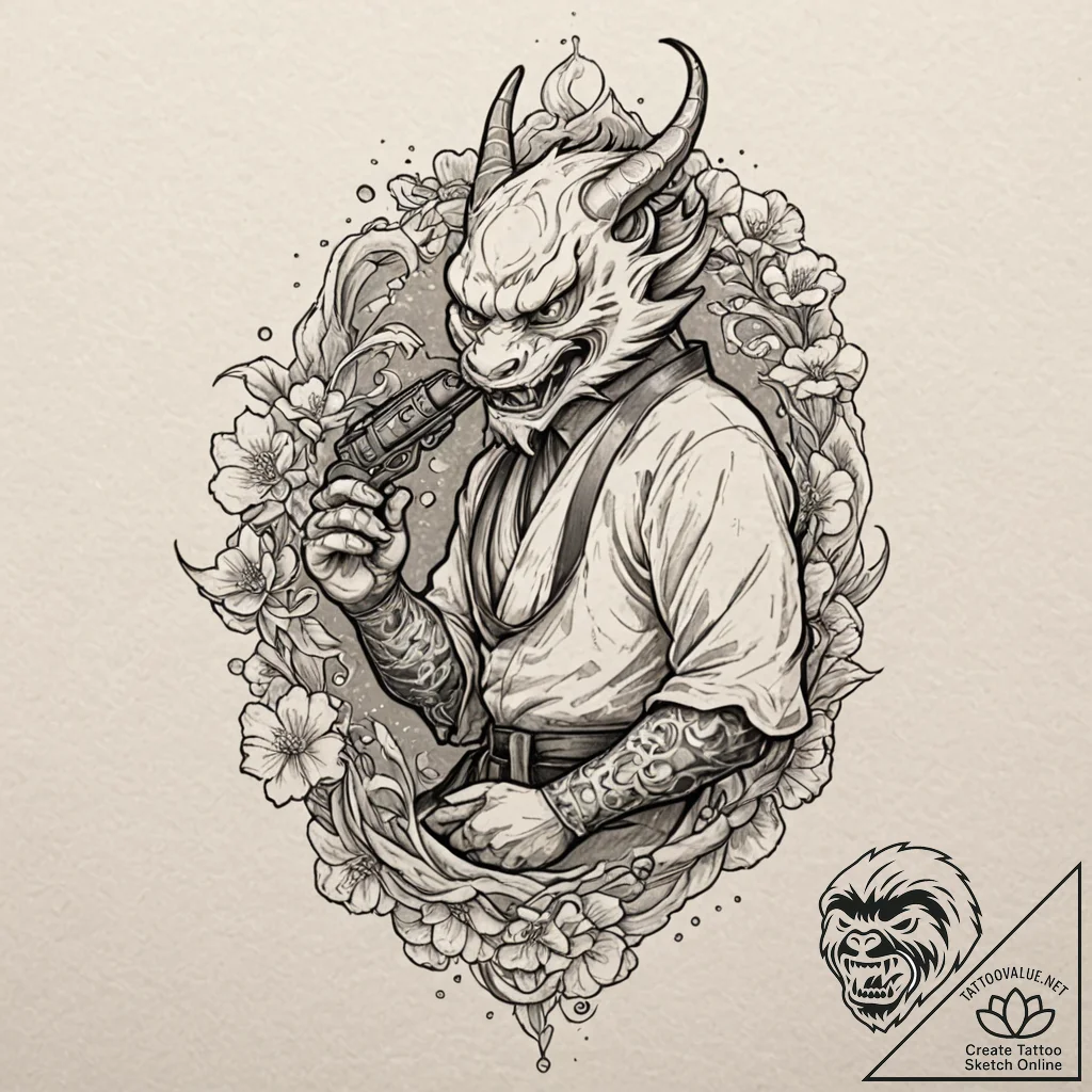 A sketch of captain malcolm reynolds from fir... - tattoo sketch (№1752167684_0, 10.07.2025 17:14) — tattoovalue.net