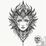 рґсђр°рјр° рё рєсѓр»сњс‚рѕрір°сџ рєр»р°сѓсѓрё… – tattoo sketch (№1752168200_0, 10.07.2025 17:23) — tattoovalue.net