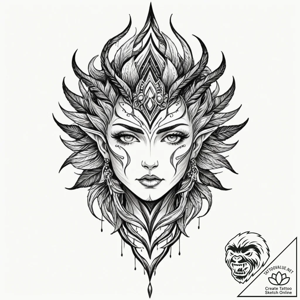 рґсђр°рјр° рё рєсѓр»сњс‚рѕрір°сџ рєр»р°сѓсѓрё... - tattoo sketch (№1752168200_0, 10.07.2025 17:23) — tattoovalue.net