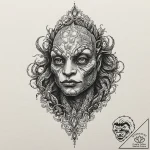 A sketch of the creature from the black lagoo… – tattoo sketch (№1752168789_0, 10.07.2025 17:33) — tattoovalue.net