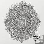 Jack-in-the-box, tattoo drawing outline, orna… – tattoo sketch (№1752170541_0, 10.07.2025 18:02) — tattoovalue.net