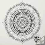 A dotwork mandala of the bene gesserit “fear… – tattoo sketch (№1752174000_0, 10.07.2025 19:00) — tattoovalue.net