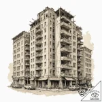 A graphic novel panel of the final scene of f… – tattoo sketch (№1752174339_0, 10.07.2025 19:05) — tattoovalue.net