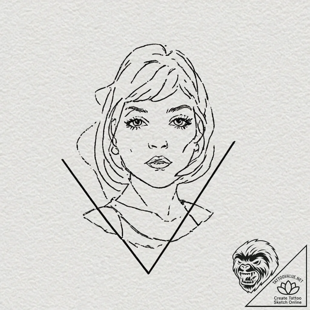 A sketch of the gimp from pulp fiction, unset... - tattoo sketch (№1752179128_0, 10.07.2025 20:25) — tattoovalue.net