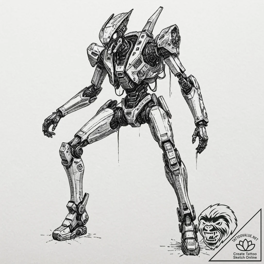 112. trash polka sketch of ripley in the powe... - tattoo sketch (№1752179715_0, 10.07.2025 20:35) — tattoovalue.net