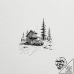 A graphic novel panel of the final standoff i… – tattoo sketch (№1752180893_0, 10.07.2025 20:54) — tattoovalue.net