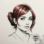 A neo-traditional tattoo of the main characte… – tattoo sketch (№1752181735_0, 10.07.2025 21:08) — tattoovalue.net