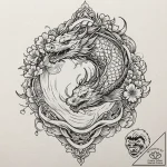 A sketch of hawkeye, drawing his bow, focused… – tattoo sketch (№1752182527_0, 10.07.2025 21:22) — tattoovalue.net