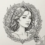 A black and white graphic novel panel from a… – tattoo sketch (№1752182680_0, 10.07.2025 21:24) — tattoovalue.net