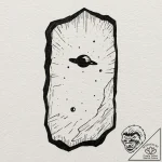 The monolith from 2001: a space odyssey, tatt… – tattoo sketch (№1752183591_0, 10.07.2025 21:39) — tattoovalue.net
