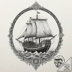A greek trireme ship, tattoo sketch design, d… – tattoo sketch (№1752186366_0, 10.07.2025 22:26) — tattoovalue.net