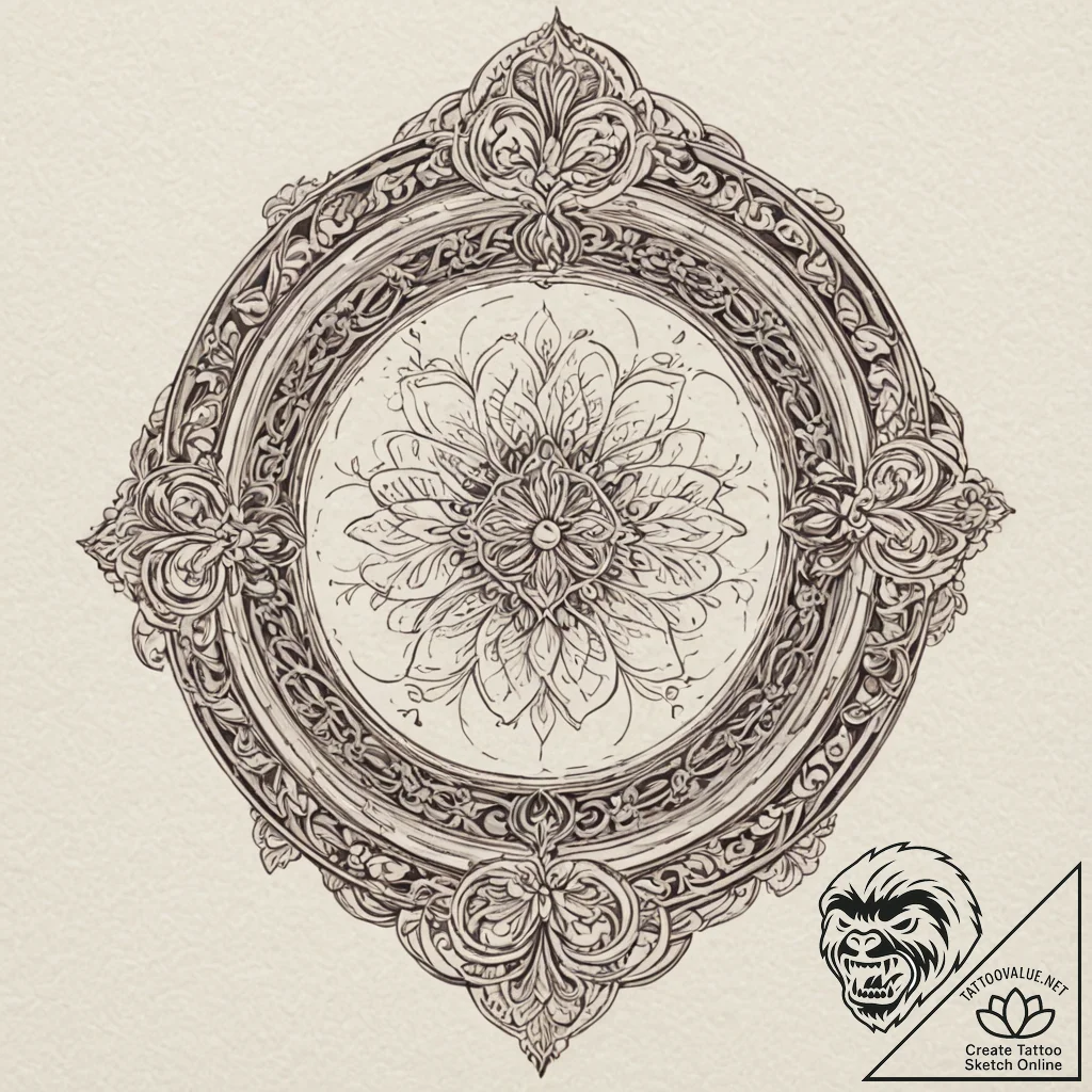 Seal, ink illustration for tattoo, neo tradit... - tattoo sketch (№1752189562_0, 10.07.2025 23:19) — tattoovalue.net