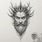 A sketch of treebeard the ent, ancient and wi… – tattoo sketch (№1752194176_0, 11.07.2025 00:36) — tattoovalue.net