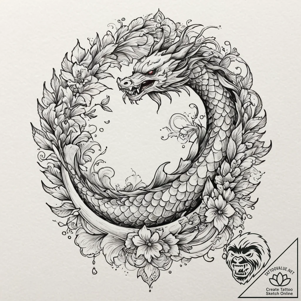 A neo-traditional tattoo of the serenity ship... - tattoo sketch (№1752200044_0, 11.07.2025 02:14) — tattoovalue.net