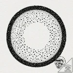 Circle, concept art for tattoo, muted color p… – tattoo sketch (№1752202491_0, 11.07.2025 02:54) — tattoovalue.net