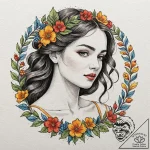 A watercolor sketch of the sicilian landscape… – tattoo sketch (№1752202752_0, 11.07.2025 02:59) — tattoovalue.net
