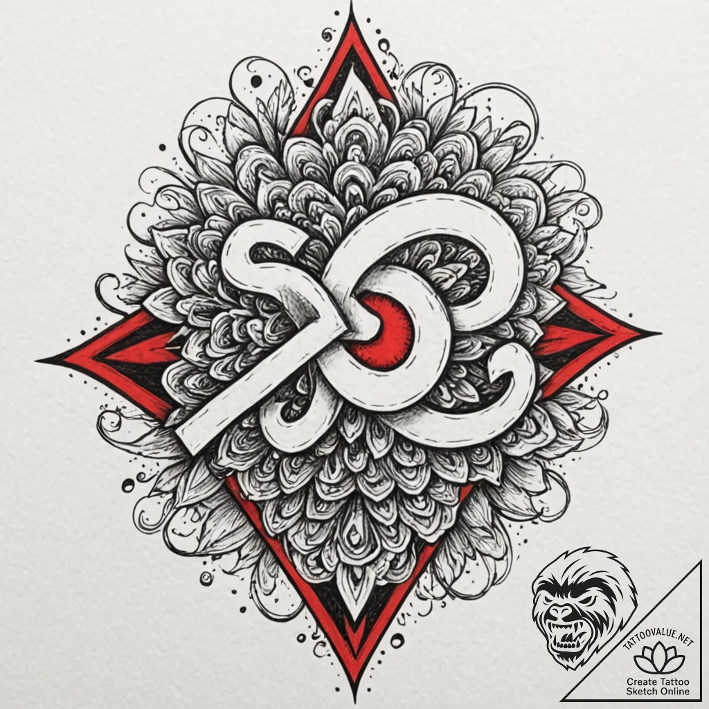 Tricsel, concept art for tattoo, unique desig... - tattoo sketch (№1752204262_0, 11.07.2025 03:24) — tattoovalue.net