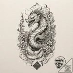 A watercolor tattoo of the tardis exploding,… – tattoo sketch (№1752206009_0, 11.07.2025 03:53) — tattoovalue.net