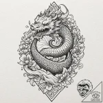 A graphic novel panel of ordell robbie from j… – tattoo sketch (№1752206428_0, 11.07.2025 04:00) — tattoovalue.net
