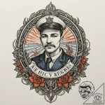 A sketch of phil connors punching ned ryerson… – tattoo sketch (№1752207266_0, 11.07.2025 04:14) — tattoovalue.net