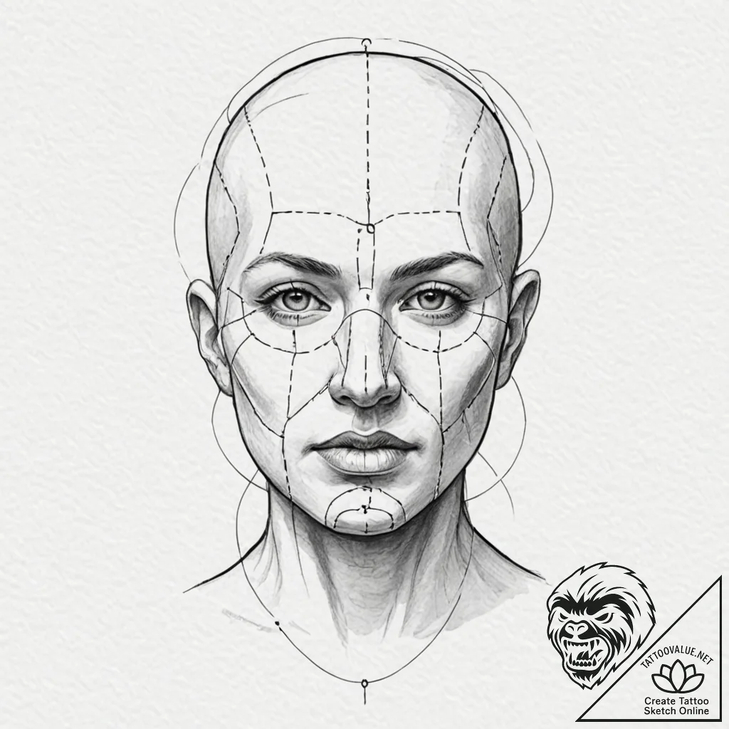 A sketch of a "gimp" mask, isolated on white,... - tattoo sketch (№1752207854_0, 11.07.2025 04:24) — tattoovalue.net