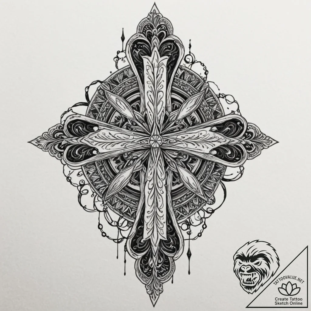 Broken sword bleeding ink, tattoo flash sheet... - tattoo sketch (№1752247422_0, 11.07.2025 15:23) — tattoovalue.net