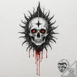 Plague blade dripping spectral poison, artist… – tattoo sketch (№1752247591_0, 11.07.2025 15:26) — tattoovalue.net