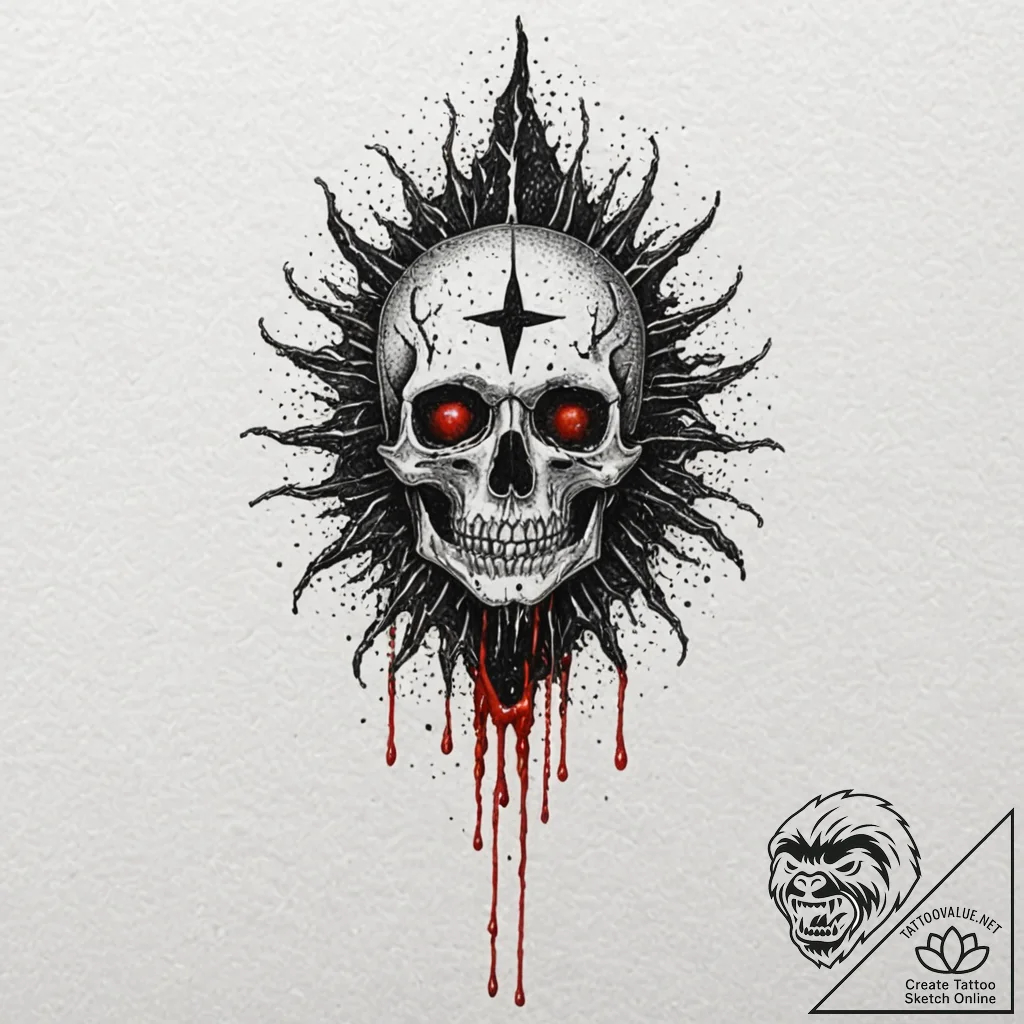 Plague blade dripping spectral poison, artist... - tattoo sketch (№1752247591_0, 11.07.2025 15:26) — tattoovalue.net