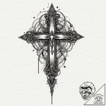 A vampire’s bite mark, tattoo flash sheet des… – tattoo sketch (№1752248512_0, 11.07.2025 15:41) — tattoovalue.net