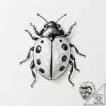 Ladybug – tattoo sketch (№1752250490_0, 11.07.2025 16:14) — tattoovalue.net