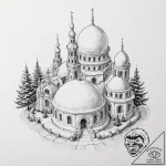 Domes – tattoo sketch (№1752251162_0, 11.07.2025 16:26) — tattoovalue.net